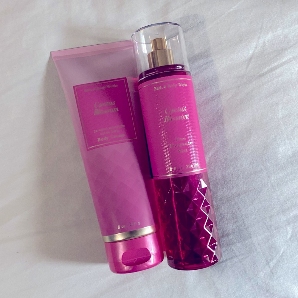 BBW CACTUS BLOSSOM SPRAY AND BODY CREAM
